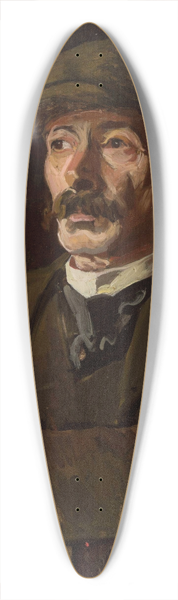 Stanisaw Lentz - Worker 39.3 inch art pintail longboard deck