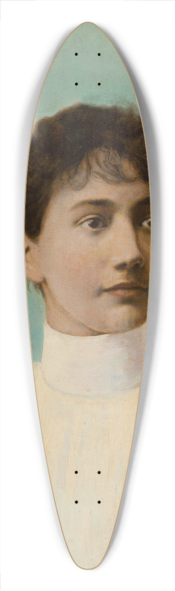 Stanisaw Masowski - Portrait of Aniela Rapacka 39.3 inch art pintail longboard deck