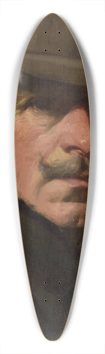 Stanisaw Sawiczewski - Self-portrait 39.3 inch art pintail longboard deck