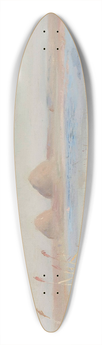Stanisaw Straszkiewicz - Landscape study  Day in autumn 39.3 inch art pintail longboard deck