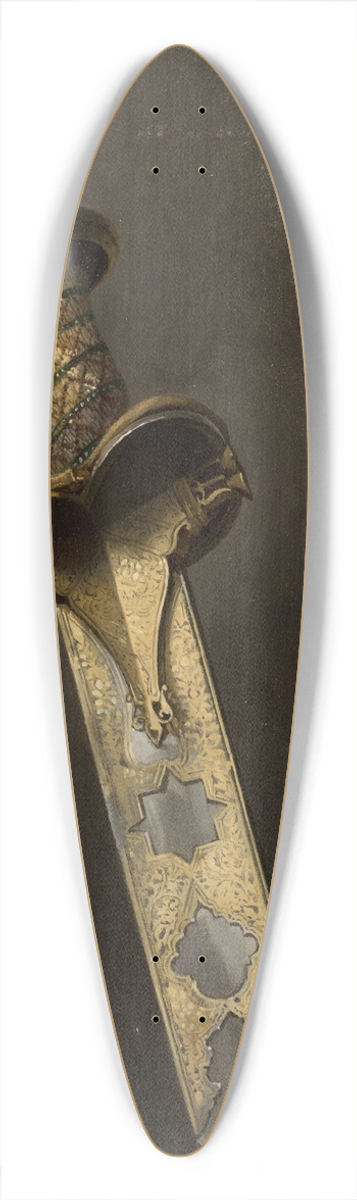 Stanisaw von Chlebowski - Study of a Sabre 39.3 inch art pintail longboard deck