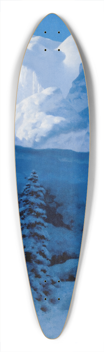 Stanisaw Witkiewicz - Nest of Winter 39.3 inch art pintail longboard deck