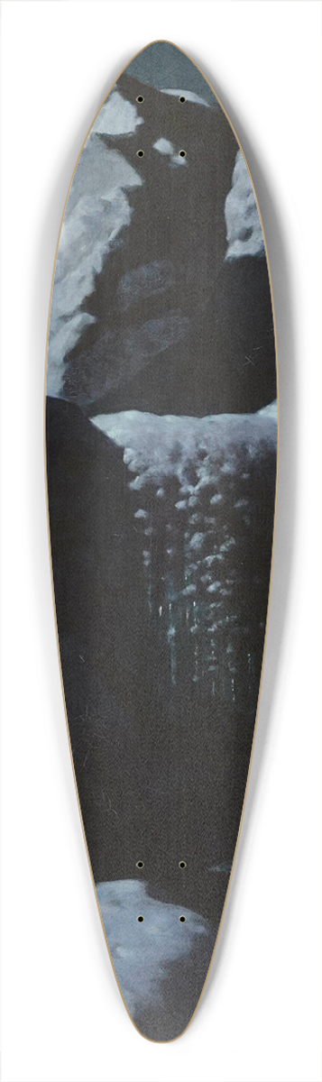 Stanisaw Witkiewicz - Winter landscape from the Tatra Mountains 39.3 inch art pintail longboard deck