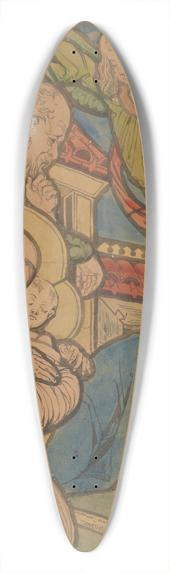 Stanisaw Wyspiaski - Anio nakazujcy Jzefowi ucieczk do Egiptu 39.3 inch art pintail longboard deck