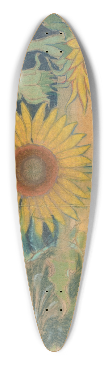 Stanisaw Wyspiaski - Sonecznik. Projekt do polichromii transeptu kocioa Franciszkanw w Krakowie 39.3 inch art pintail longboard deck