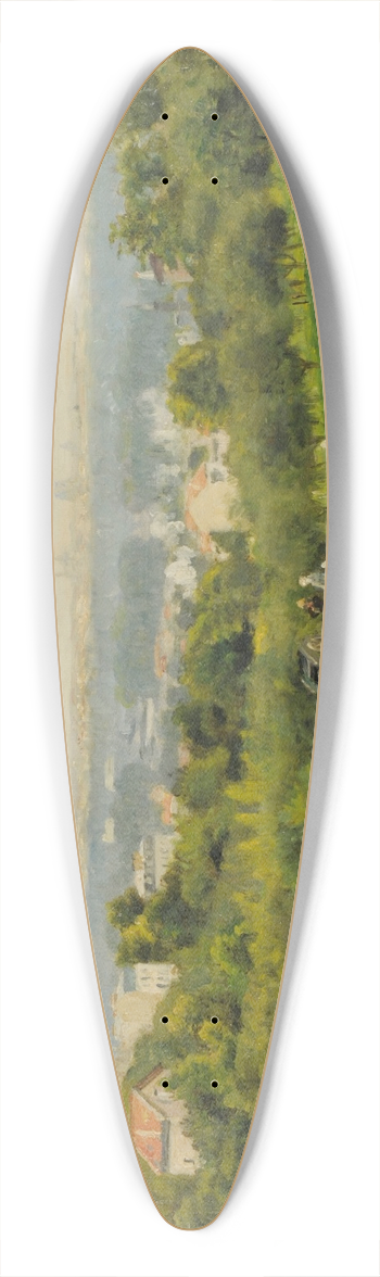 Stanislas Lpine - Les Hauteurs de Meudon 39.3 inch art pintail longboard deck