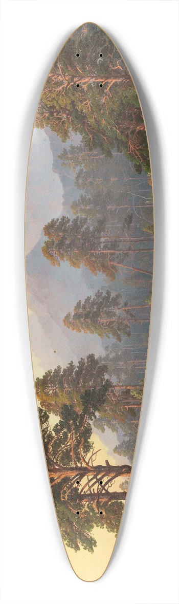 Stanislaw Wronski - Returning Home 39.3 inch art pintail longboard deck
