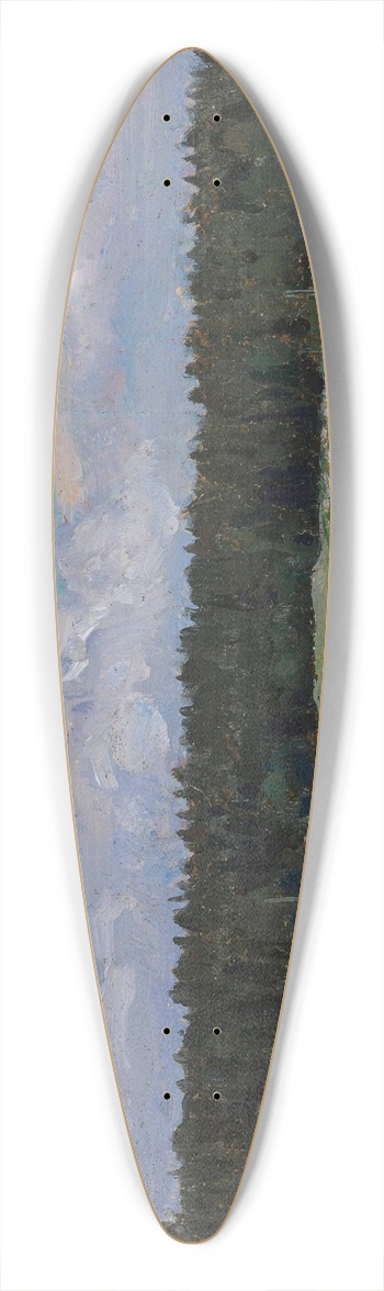Stanislaw Zukowski - Landscape 39.3 inch art pintail longboard deck