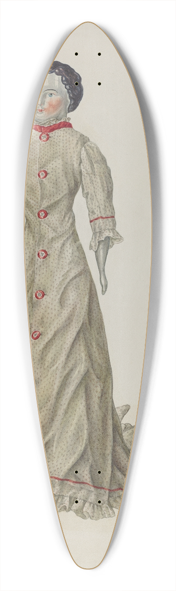 Stanley Mazur - Doll  Mabel Ellis 39.3 inch art pintail longboard deck