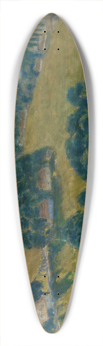 Stefan Filipkiewicz - Landscape from Tyniec 39.3 inch art pintail longboard deck