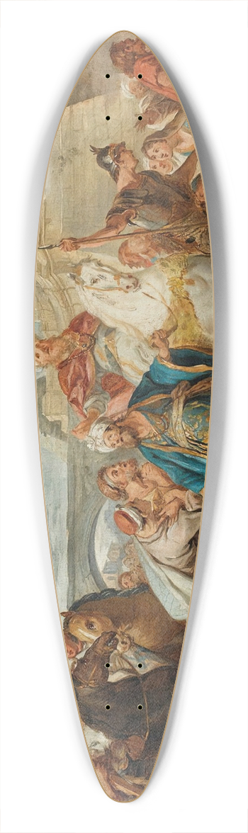 Studio of Jean-Franois de Troy - The triumph of Mordecai 39.3 inch art pintail longboard deck