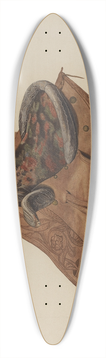 Sydney Roberts - Side Saddle 39.3 inch art pintail longboard deck