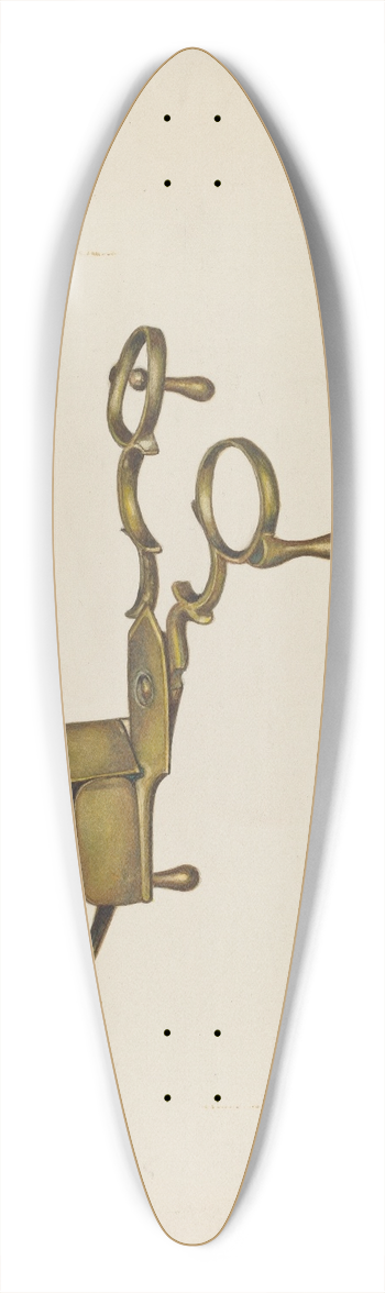 Sydney Roberts - Wick Trimmer 39.3 inch art pintail longboard deck