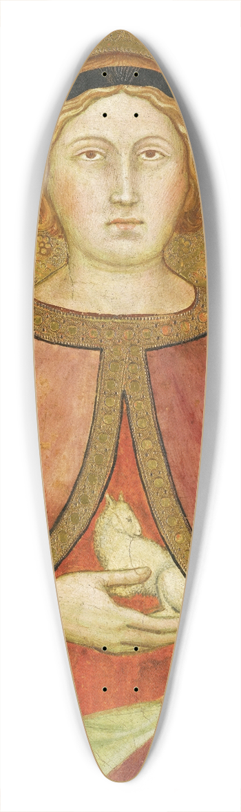 Taddeo di Bartolo - Saint Agnes 39.3 inch art pintail longboard deck
