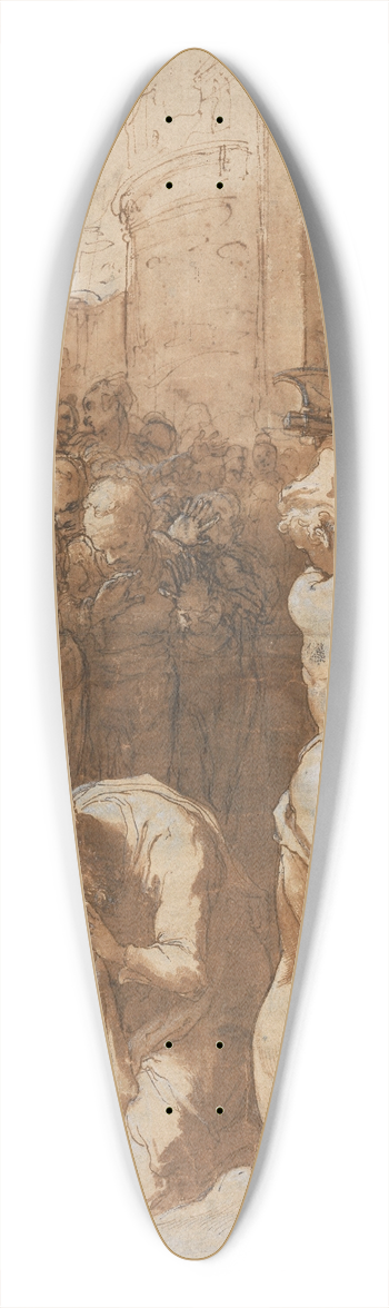Taddeo Zuccaro - The Martyrdom of Saint Paul 39.3 inch art pintail longboard deck
