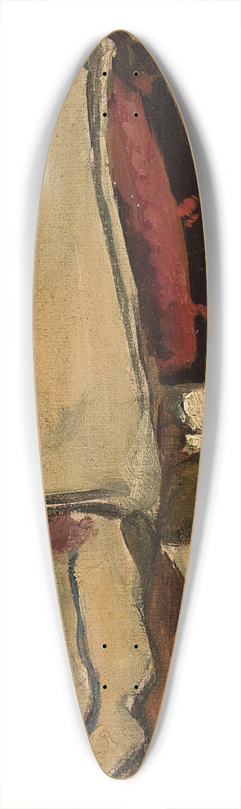 Tadeusz Ajdukiewicz - Portrait of a young Highlander 39.3 inch art pintail longboard deck