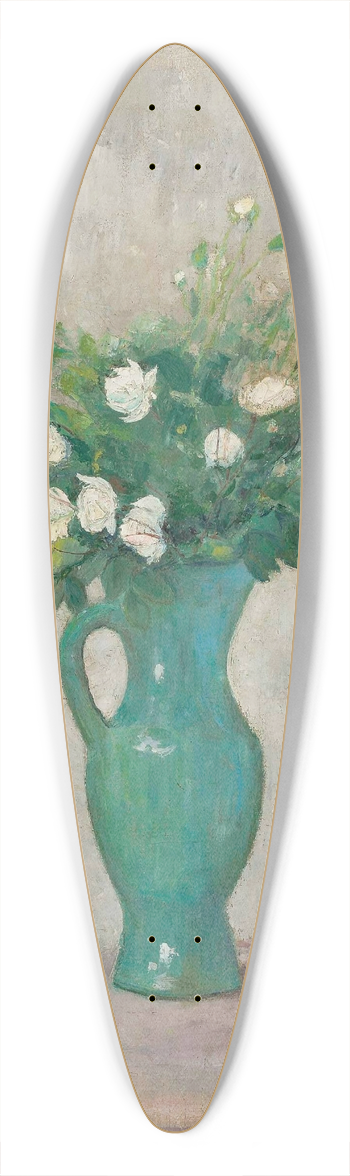Tadeusz Makowski - Bouquet in a green flower-vase 39.3 inch art pintail longboard deck