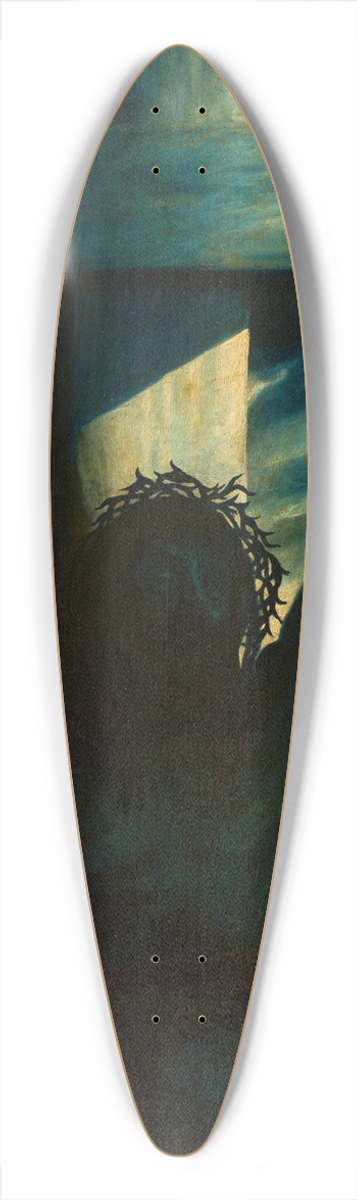 Tadeusz Makowski - Christ on the Cross 39.3 inch art pintail longboard deck