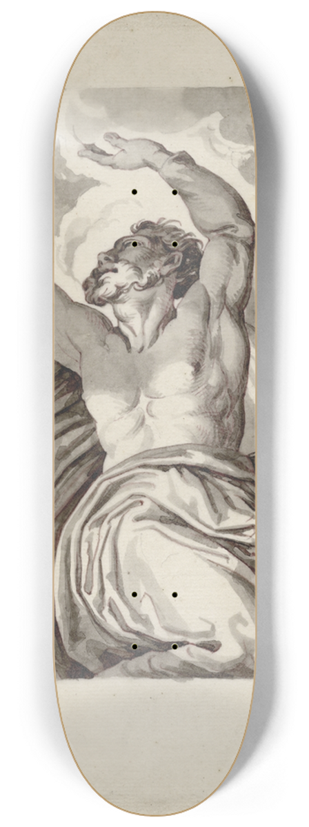 David Humbert de Superville - God scheidt licht en duisternis (doortrek) 8.25 inch art skate deck