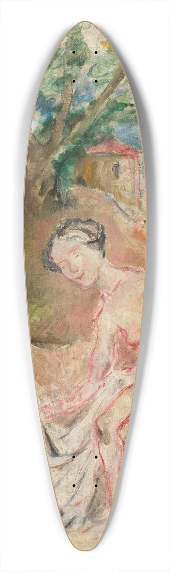 Tadeusz Makowski - In a bath 39.3 inch art pintail longboard deck