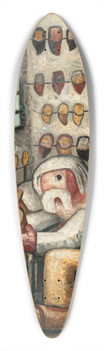 Tadeusz Makowski - In a bath 39.3 inch art pintail longboard deck