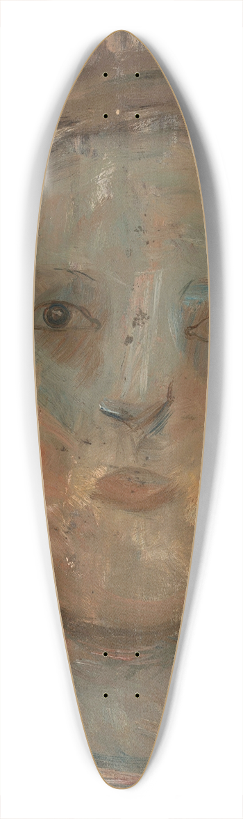 Tadeusz Makowski - Little girls head 39.3 inch art pintail longboard deck