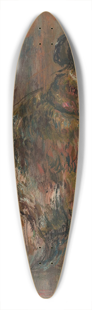 Tadeusz Makowski - Study of a dog (Malina) 39.3 inch art pintail longboard deck