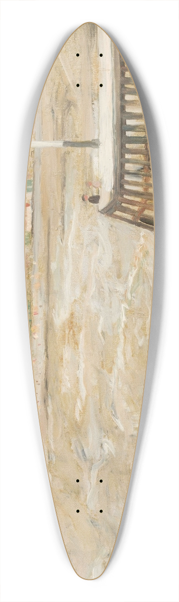 Tadeusz Makowski - View of the sea 39.3 inch art pintail longboard deck