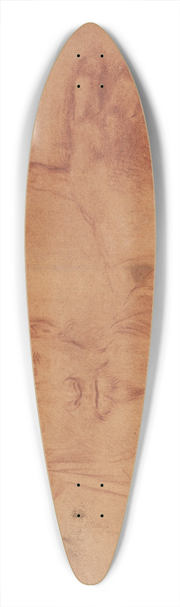 Tanzio da Varallo - Brystbillede af en turbankldt, skgget mand, en face, samt studie af en hnd 39.3 inch art pintail longboard deck