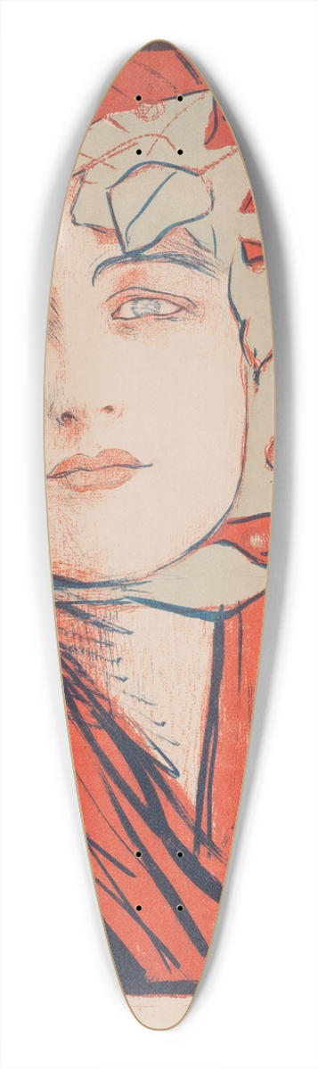 Teodor Axentowicz - II Wystawa Towarzystwa Artystw Polskich Sztuka 39.3 inch art pintail longboard deck