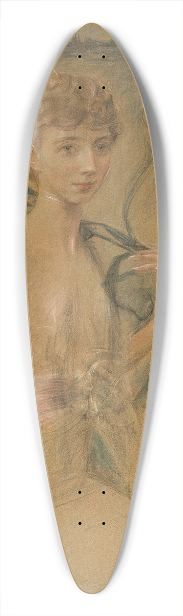 Teodor Axentowicz - Portret Zofii Jachimeckiej 39.3 inch art pintail longboard deck