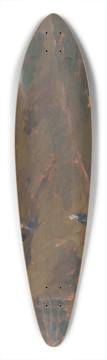 Teodor Jozef Mousson - Breh Latorice 39.3 inch art pintail longboard deck