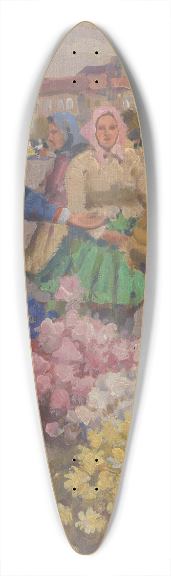 Teodor Jozef Mousson - Duiky 39.3 inch art pintail longboard deck