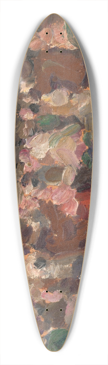 Teodor Jozef Mousson - Study of Folk Merrymaking 39.3 inch art pintail longboard deck