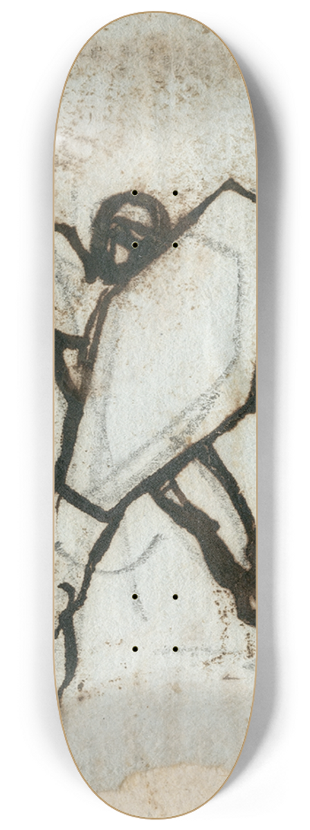 David Humbert de Superville - Krijger met geheven speer achter schild, en face 8.25 inch art skate deck