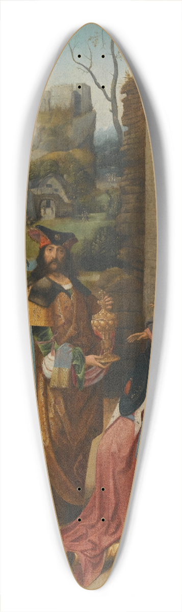 The Pseudo Bles - The Adoration Of The Magi 39.3 inch art pintail longboard deck