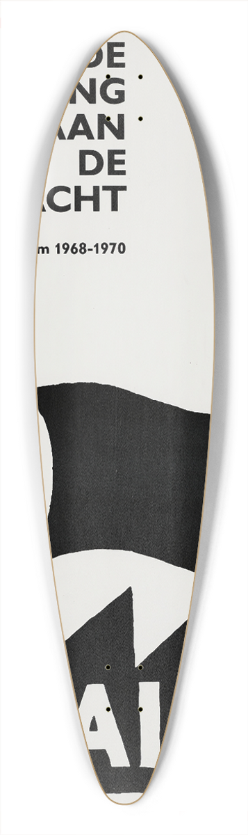 Thijs van Delden - De verbeelding aan de macht 39.3 inch art pintail longboard deck