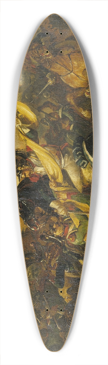 Thodore Gricault - A Charge of Cuirassiers 39.3 inch art pintail longboard deck