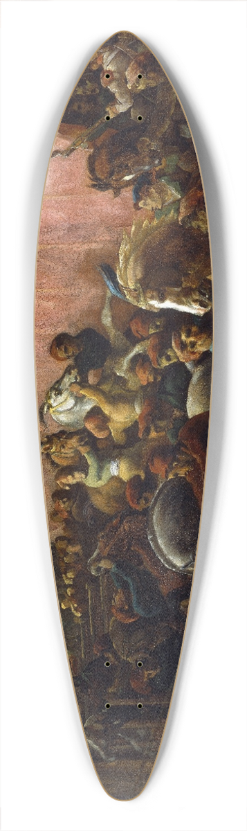 Thodore Gricault - Riderless Racers at Rome 39.3 inch art pintail longboard deck