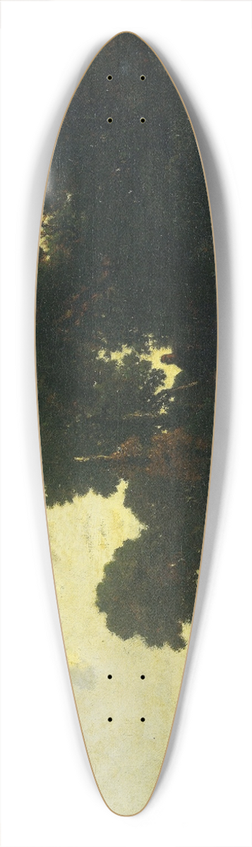 Thodore Rousseau - Avondschemering 39.3 inch art pintail longboard deck