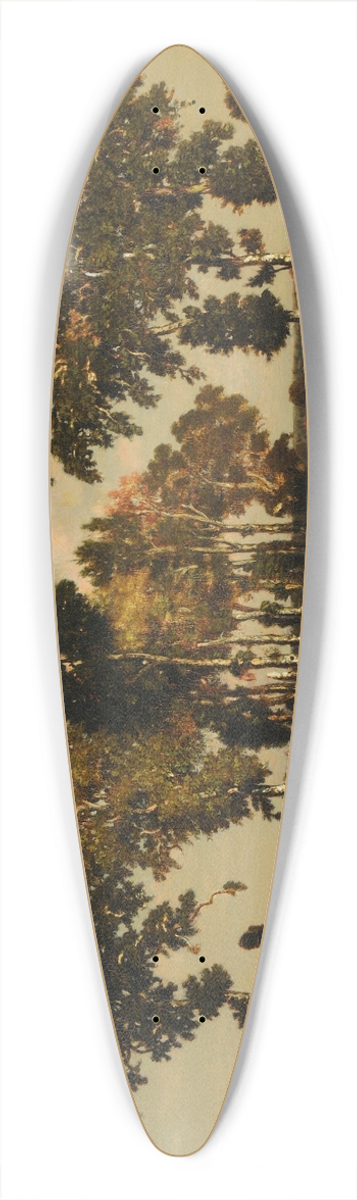 Thodore Rousseau - La Mare 39.3 inch art pintail longboard deck