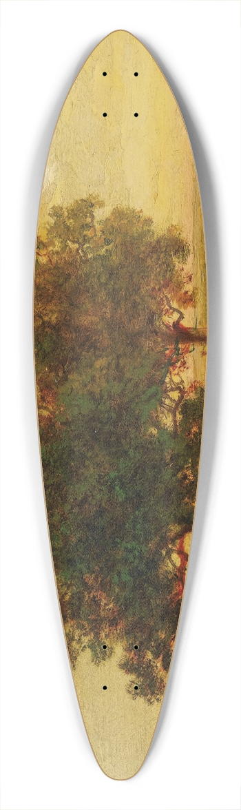 Thodore Rousseau - Vaches Sous Un Groupe De Chnes, Apremont 39.3 inch art pintail longboard deck