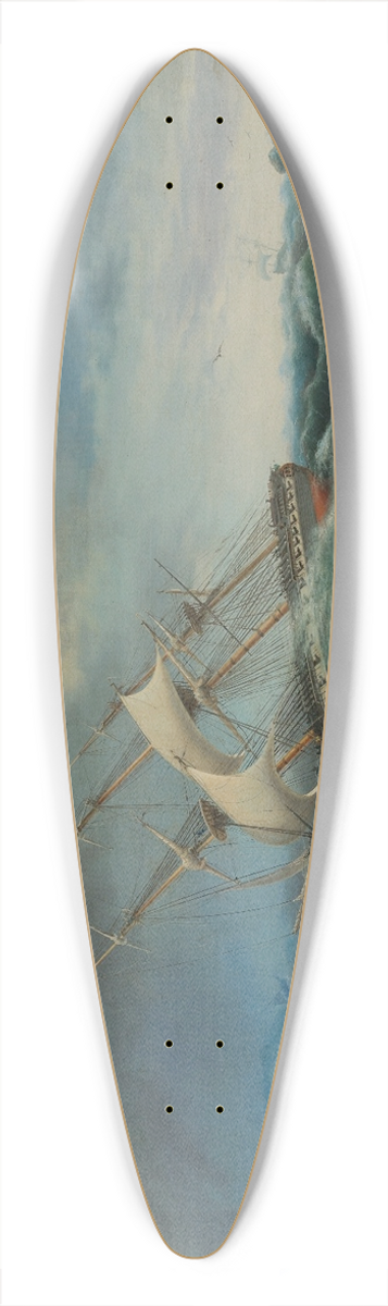 Thomas Birch - The Constitution 39.3 inch art pintail longboard deck