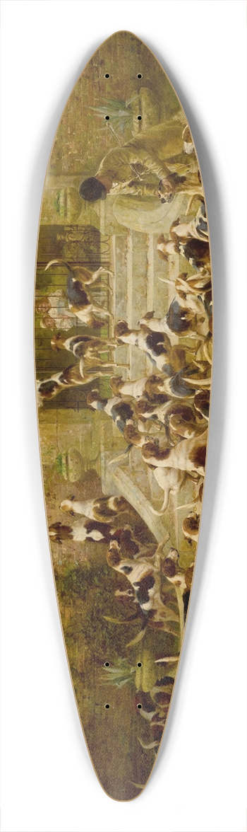Thomas Blinks - The Sanctuary 39.3 inch art pintail longboard deck