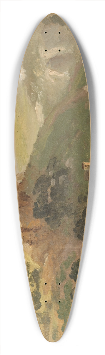Thomas Cole - Italian Landscape 39.3 inch art pintail longboard deck