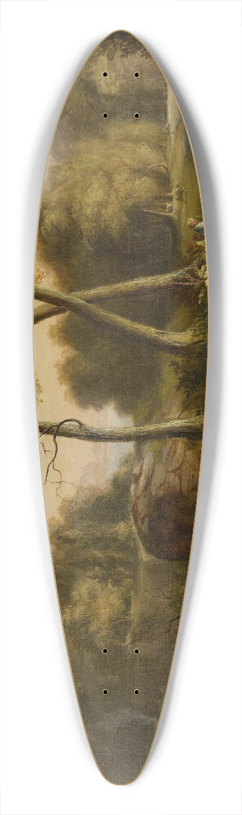 Thomas Cole - Landscape 39.3 inch art pintail longboard deck