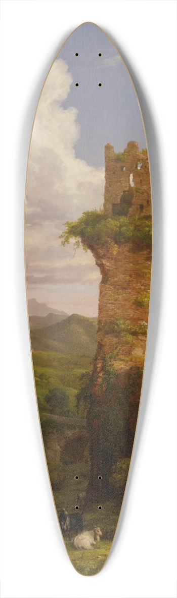Thomas Cole - The Arch of Nero 39.3 inch art pintail longboard deck