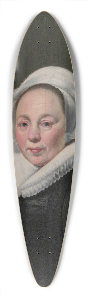 Thomas de Keyser - Portrait of a Woman with a Balance 39.3 inch art pintail longboard deck