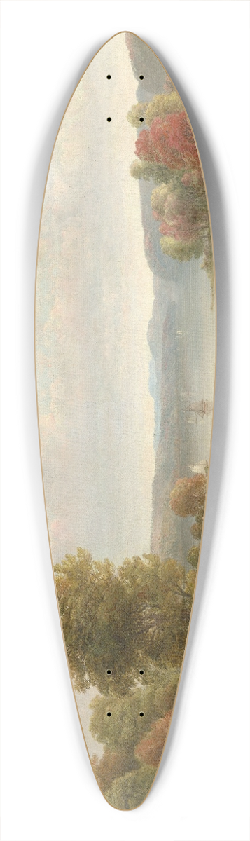 Thomas Doughty - View on the Hudson in Autumn 39.3 inch art pintail longboard deck