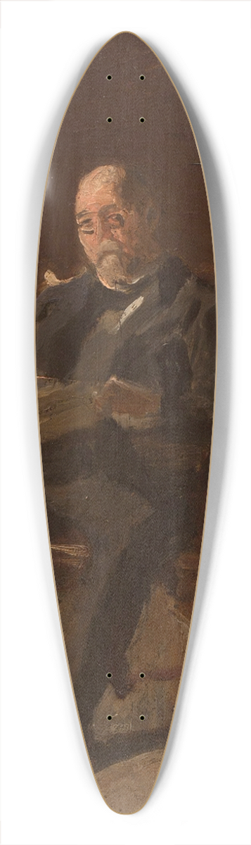 Thomas Eakins - Robert M. Lindsay 39.3 inch art pintail longboard deck